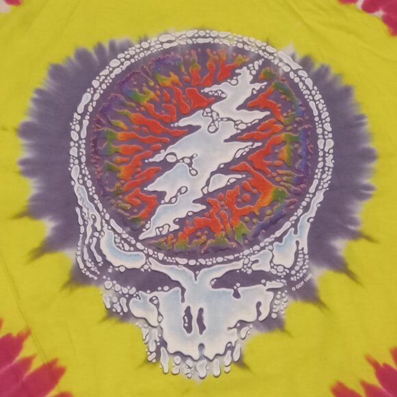Grateful Dead Raindrops 2X-Large Tie Dye T-Shirt - Picture 3 of 4